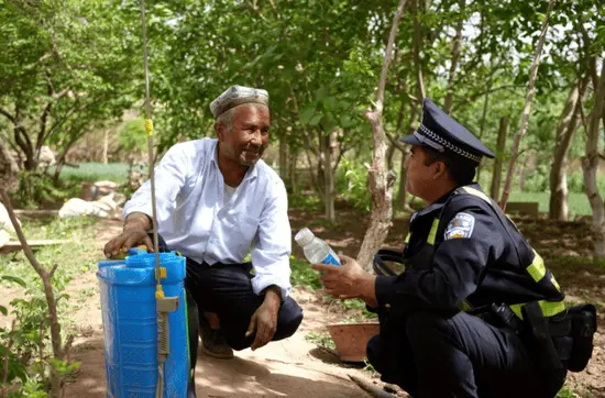 “我们这里有一个把老百姓装在心里的好警察”