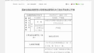 因编制虚假资料，太保产险西宁中心支公司合计被罚42万元