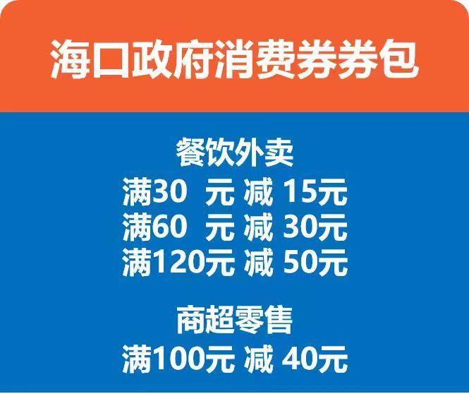 2023海口经济圈消费提振年 | 15日上午9点，海口市新一轮消费券准点开抢！