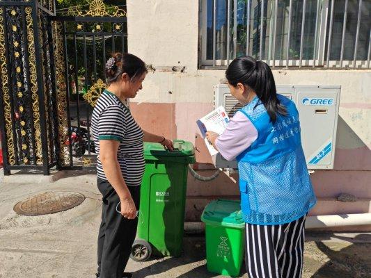 济南市莱芜区凤城街道石花园社区：应分尽分进商户 垃圾分类齐助力