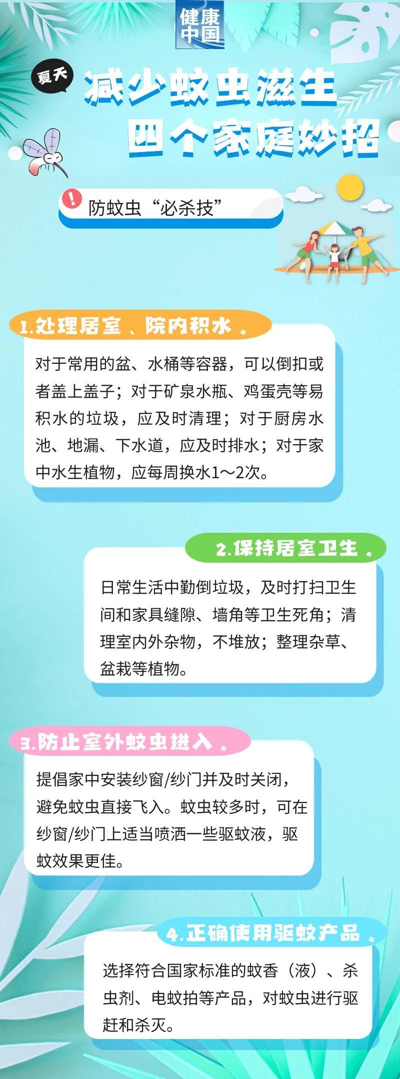 高温天气来袭，这份防蚊攻略请收好！