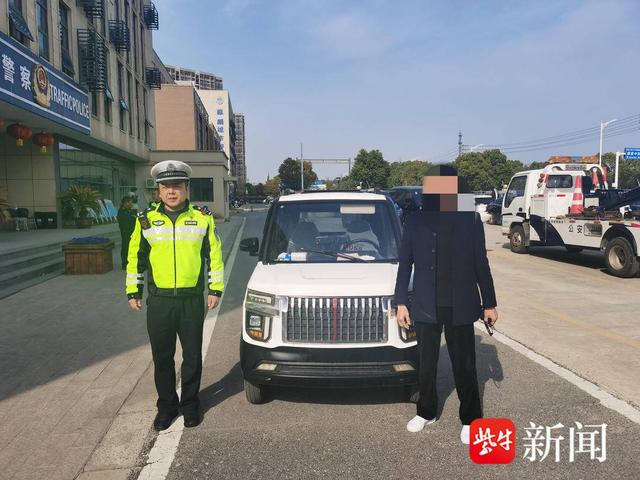 南京市江宁区麒麟交警严查不规范车辆