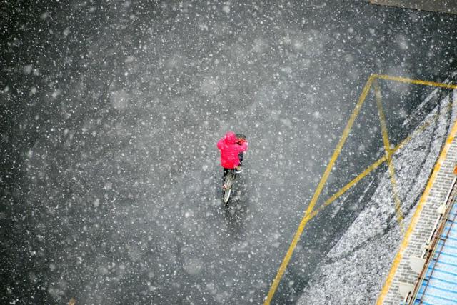 张家口阳原、保定白石山、石家庄驼梁等地迎来四月飞雪