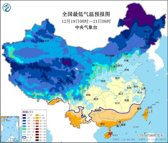 我国中东部大部持续干冷，明起东北迎大范围降雪局地暴雪