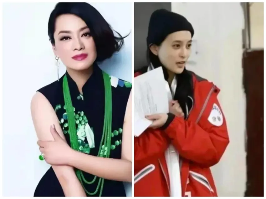 毛阿敏19岁的女儿，竟然是我们熟悉的她！穿红色冲锋衣太好看了