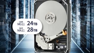 东芝发布28TB SMR叠瓦式硬盘：单碟容量2.8TB