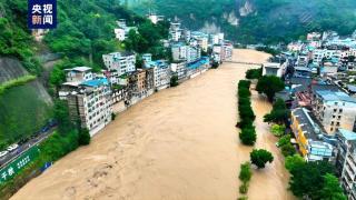 重庆巫溪县“大宁河2024年第1号洪水”已形成