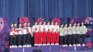 艺术体操世界杯塔什干站结束，中国队收获三金