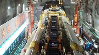 全球首台可变径TBM“天岳号”助力抽蓄电站引水斜井精准贯通