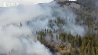 加拿大山火过火面积破纪录 烟霾再次影响美国